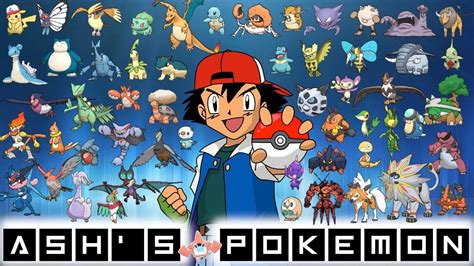 all of ash's pokemon